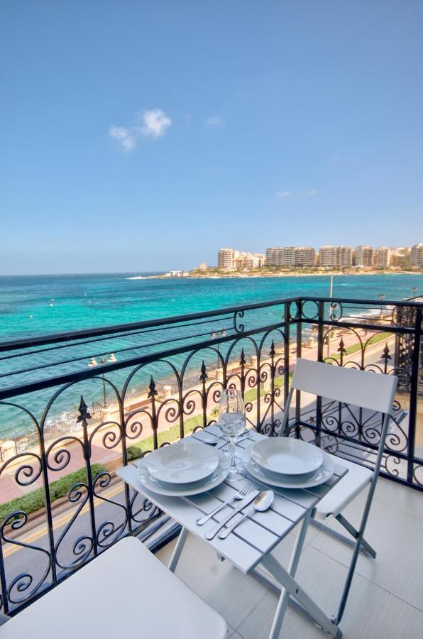 St Julians 2 Bedroom Apartment With Commanding Seaviews By Shortletsmalta Saint Julian's Exterior photo